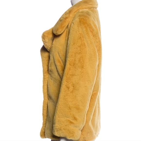 BADGLEY MISCHKA Faux Fur Jacket Size: XXL - Picture 3 of 6